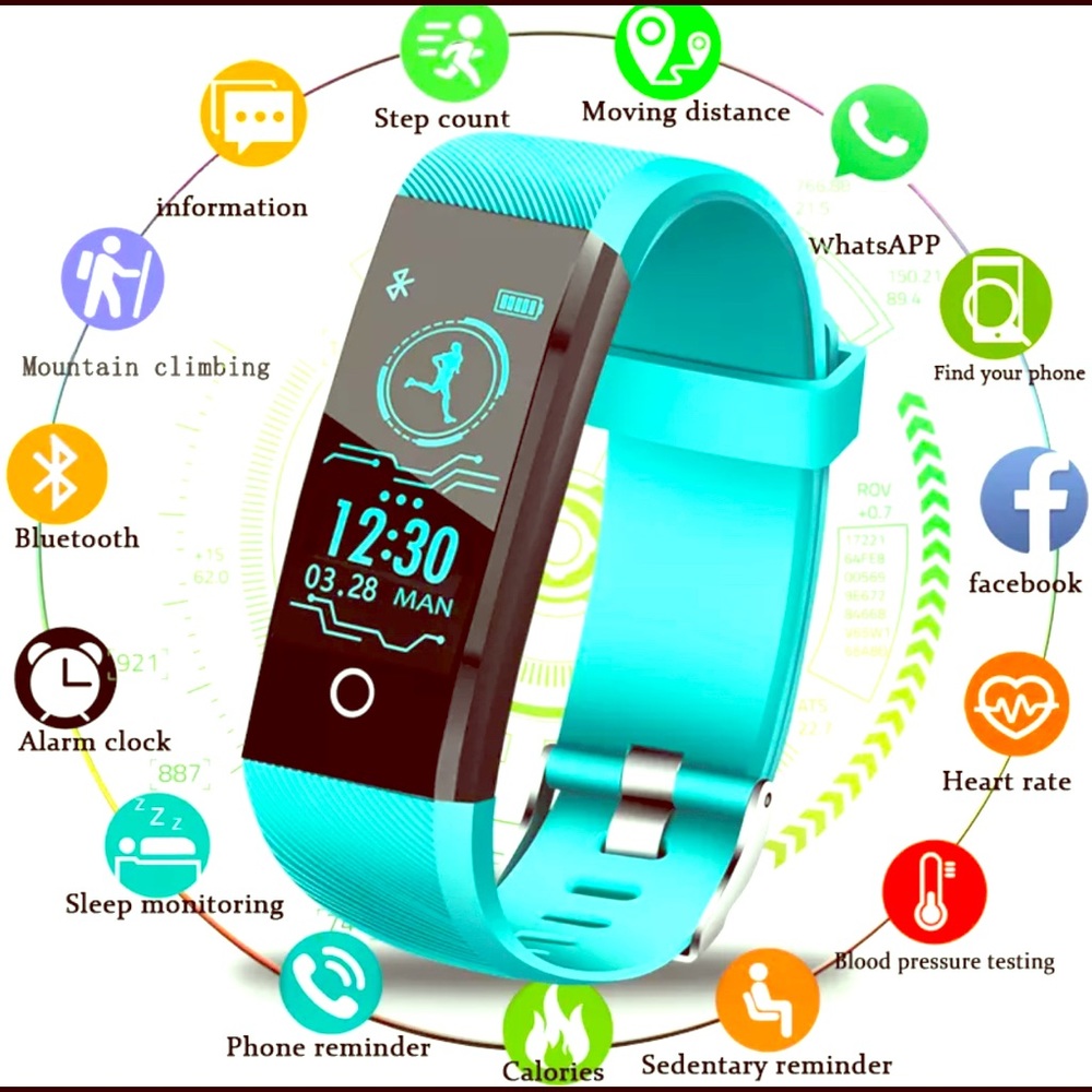 Multifunctional Bluetooth Fitness Smartwatch